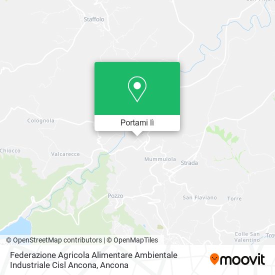Mappa Federazione Agricola Alimentare Ambientale Industriale Cisl Ancona