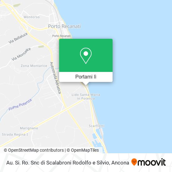 Mappa Au. Si. Ro. Snc di Scalabroni Rodolfo e Silvio