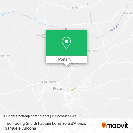 Mappa Techracing Snc di Fabiani Lorenzo e d'Alonzo Samuele