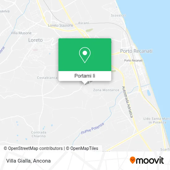 Mappa Villa Gialla