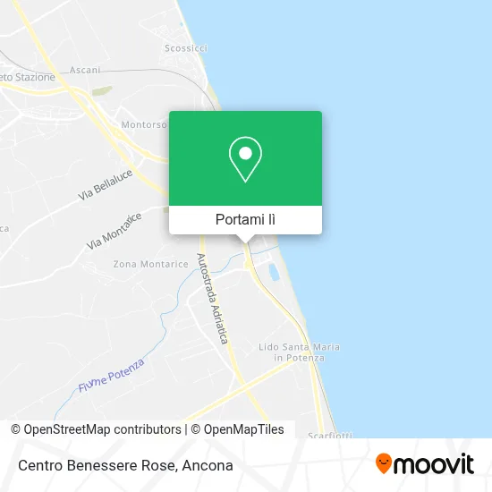 Mappa Centro Benessere Rose