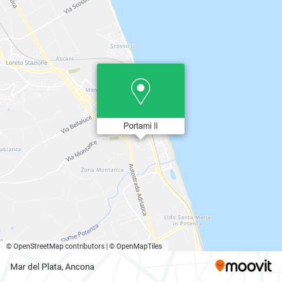 Mappa Mar del Plata