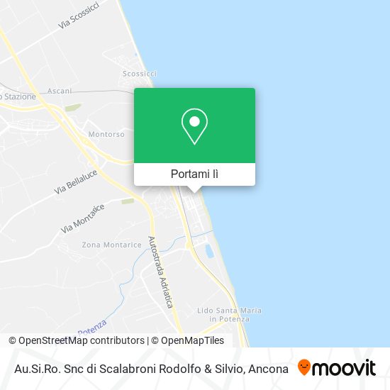 Mappa Au.Si.Ro. Snc di Scalabroni Rodolfo & Silvio