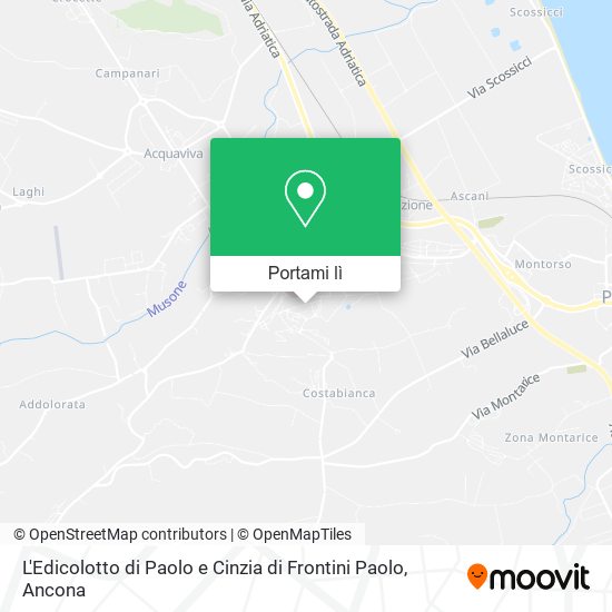 Mappa L'Edicolotto di Paolo e Cinzia di Frontini Paolo