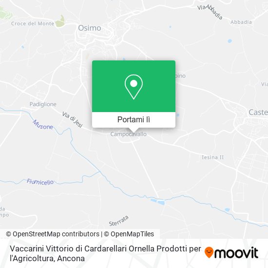 Mappa Vaccarini Vittorio di Cardarellari Ornella Prodotti per l'Agricoltura