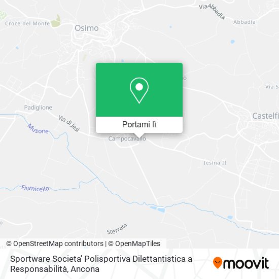 Mappa Sportware Societa' Polisportiva Dilettantistica a Responsabilità