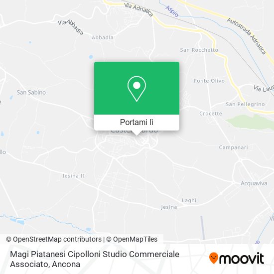 Mappa Magi Piatanesi Cipolloni Studio Commerciale Associato