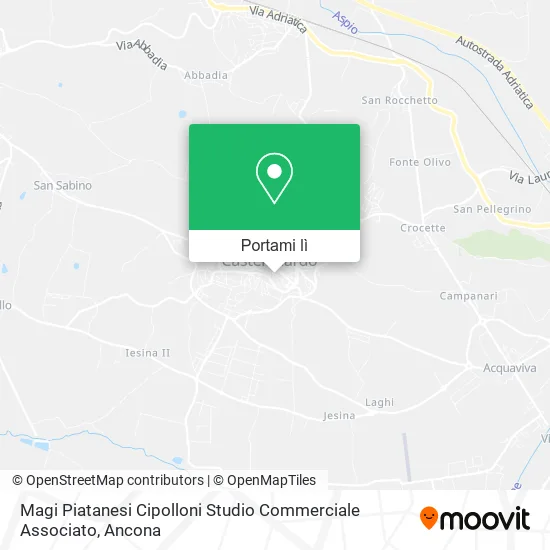 Mappa Magi Piatanesi Cipolloni Studio Commerciale Associato