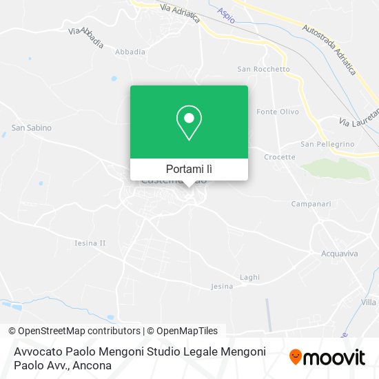 Mappa Avvocato Paolo Mengoni Studio Legale Mengoni Paolo Avv.