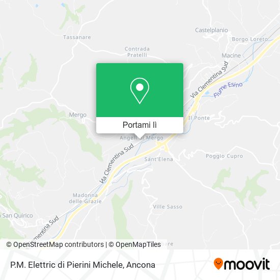 Mappa P.M. Elettric di Pierini Michele