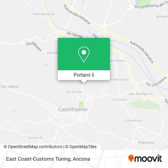 Mappa East Coast-Customs Tuning