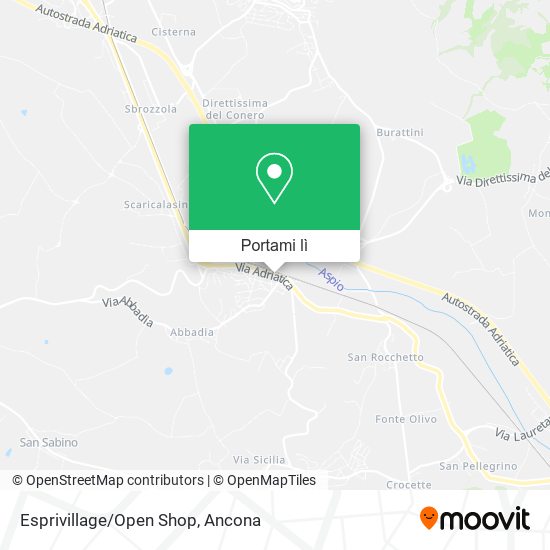 Mappa Esprivillage/Open Shop