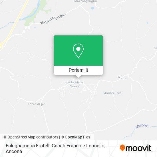 Mappa Falegnameria Fratelli Cecati Franco e Leonello