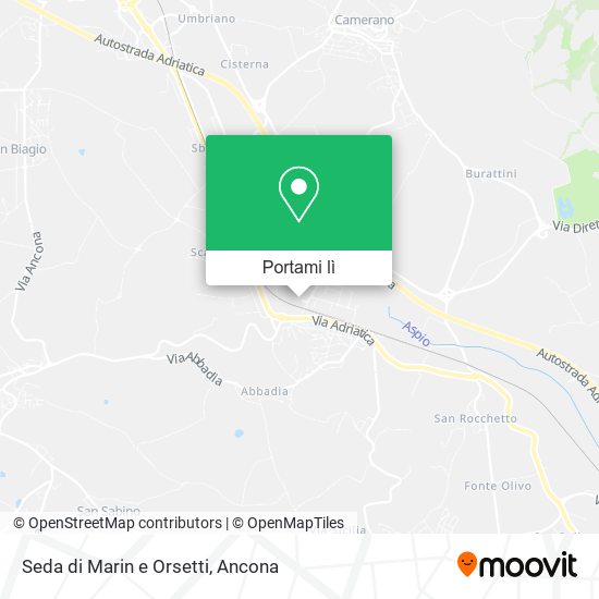 Mappa Seda di Marin e Orsetti