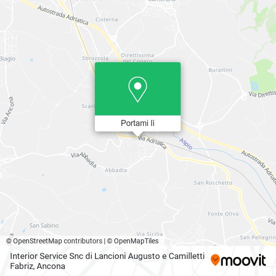 Mappa Interior Service Snc di Lancioni Augusto e Camilletti Fabriz
