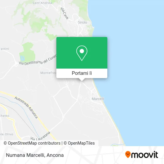 Mappa Numana Marcelli