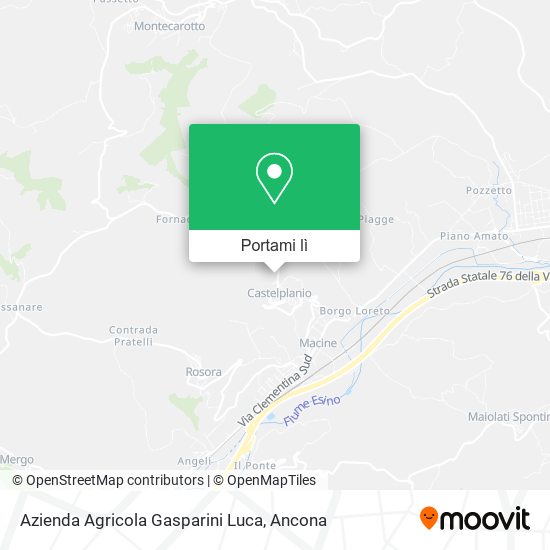 Mappa Azienda Agricola Gasparini Luca