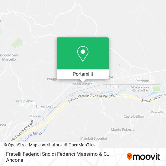 Mappa Fratelli Federici Snc di Federici Massimo & C.