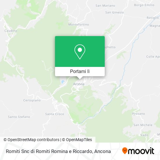 Mappa Romiti Snc di Romiti Romina e Riccardo