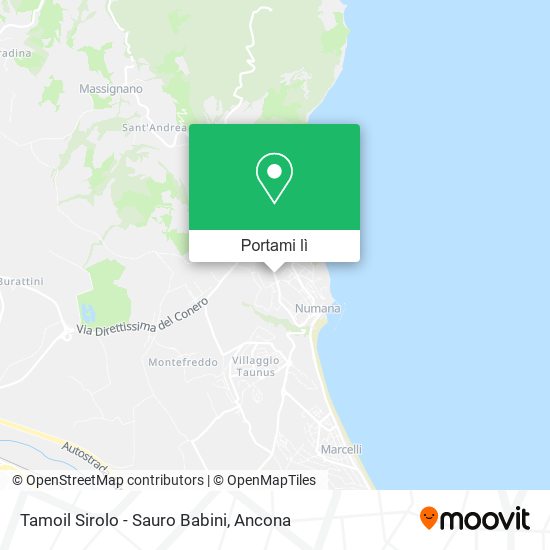 Mappa Tamoil Sirolo - Sauro Babini