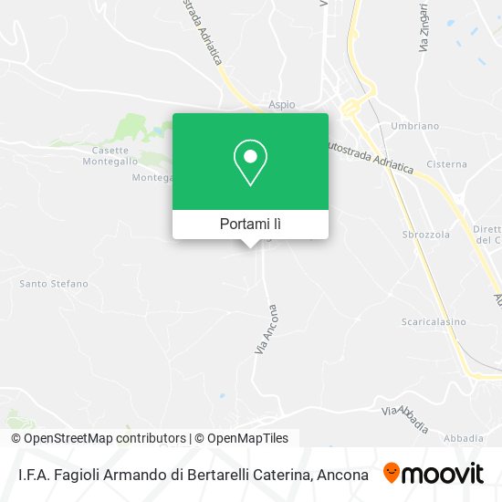 Mappa I.F.A. Fagioli Armando di Bertarelli Caterina