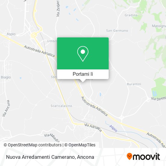 Mappa Nuova Arredamenti Camerano
