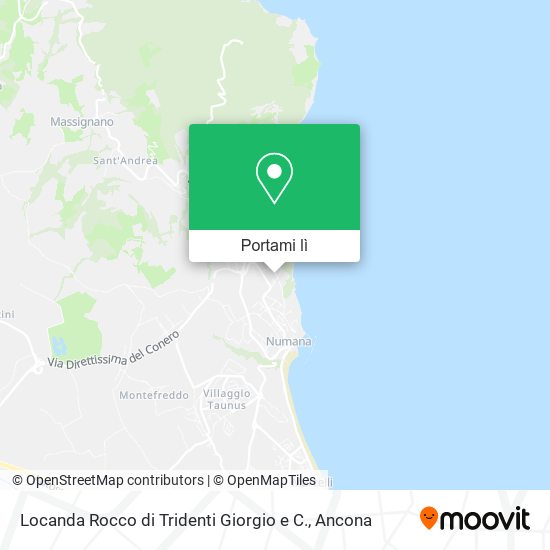 Mappa Locanda Rocco di Tridenti Giorgio e C.