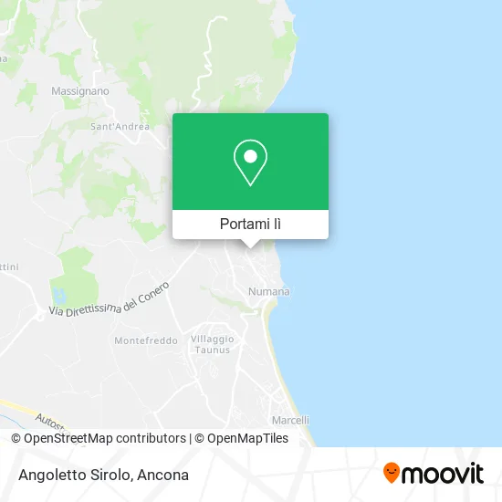 Mappa Angoletto Sirolo