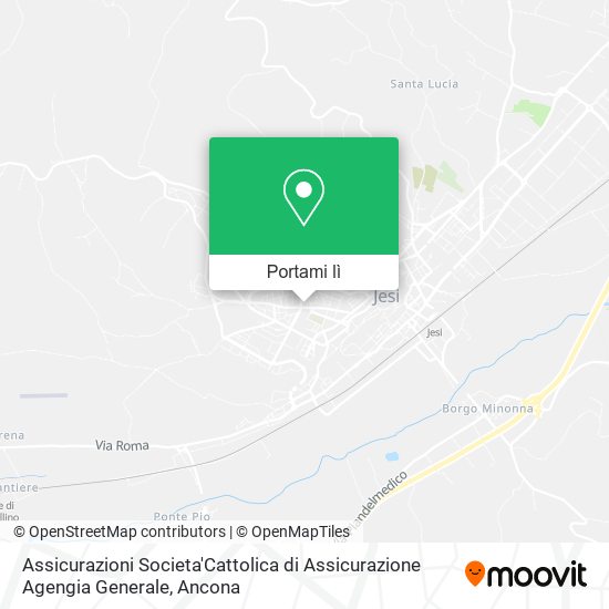 Mappa Assicurazioni Societa'Cattolica di Assicurazione Agengia Generale