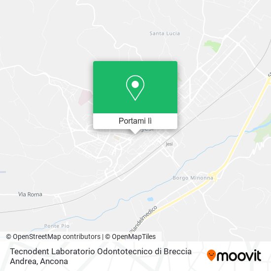 Mappa Tecnodent Laboratorio Odontotecnico di Breccia Andrea