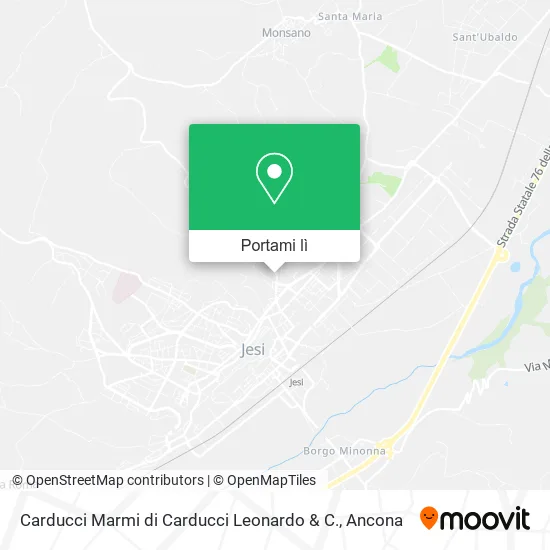 Mappa Carducci Marmi di Carducci Leonardo & C.