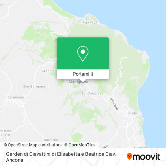 Mappa Garden di Ciavattini di Elisabetta e Beatrice Ciav