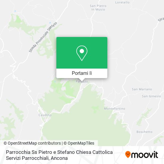 Mappa Parrocchia Ss Pietro e Stefano Chiesa Cattolica Servizi Parrocchiali