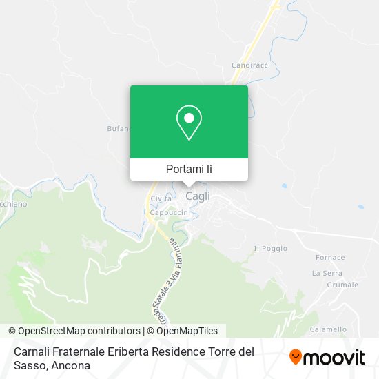 Mappa Carnali Fraternale Eriberta Residence Torre del Sasso