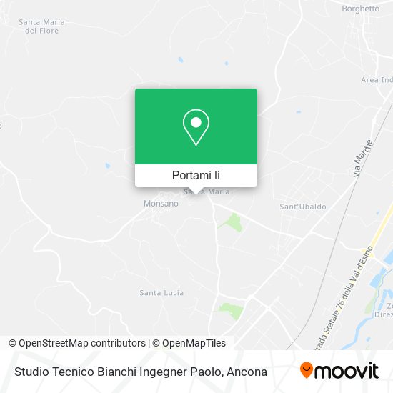 Mappa Studio Tecnico Bianchi Ingegner Paolo