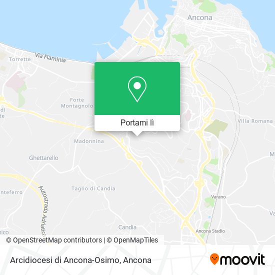 Mappa Arcidiocesi di Ancona-Osimo