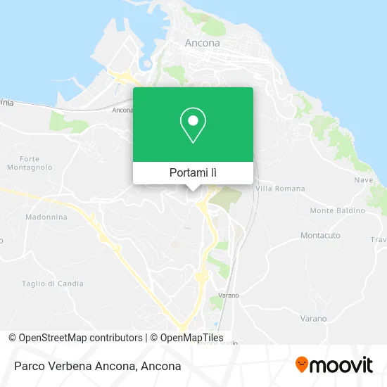 Mappa Parco Verbena Ancona
