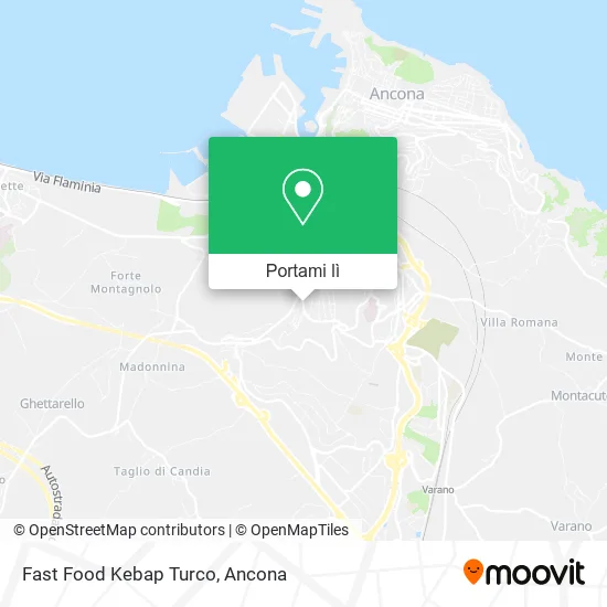 Mappa Fast Food Kebap Turco