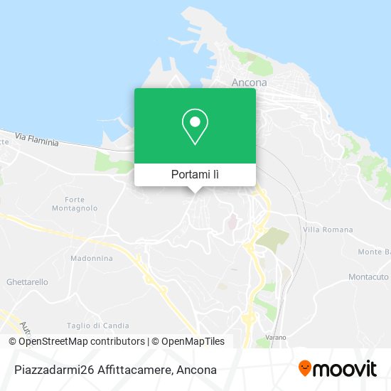 Mappa Piazzadarmi26 Affittacamere