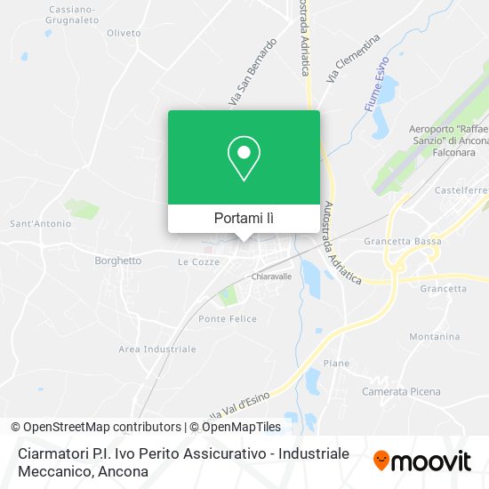 Mappa Ciarmatori P.I. Ivo Perito Assicurativo - Industriale Meccanico