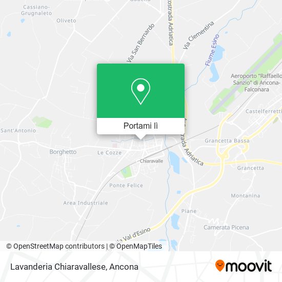 Mappa Lavanderia Chiaravallese