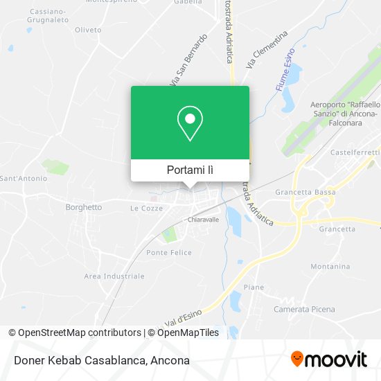 Mappa Doner Kebab Casablanca