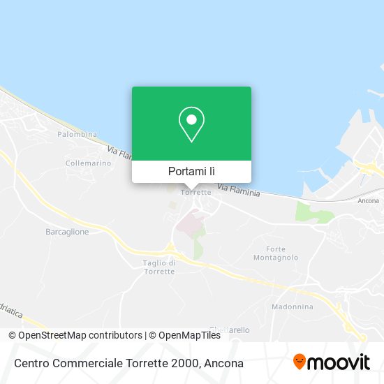 Mappa Centro Commerciale Torrette 2000