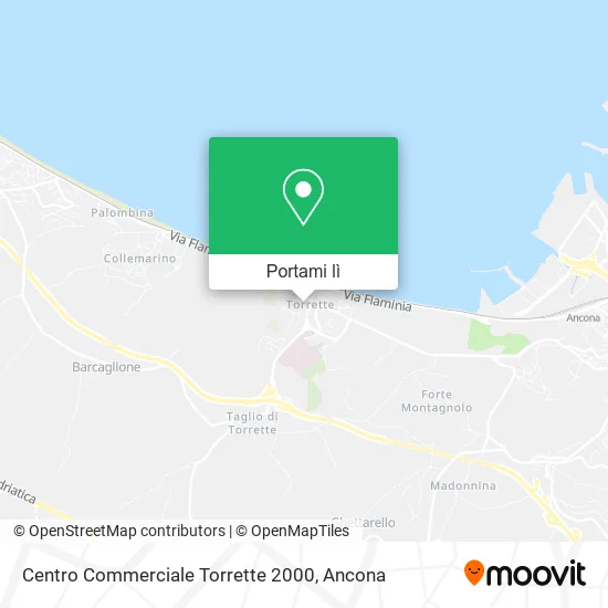 Mappa Centro Commerciale Torrette 2000