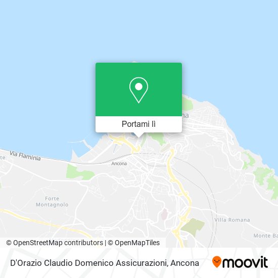 Mappa D'Orazio Claudio Domenico Assicurazioni