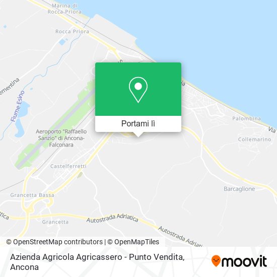Mappa Azienda Agricola Agricassero - Punto Vendita