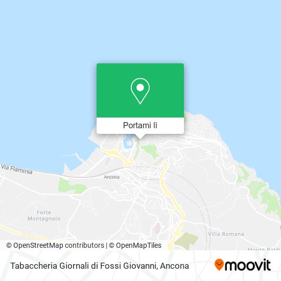 Mappa Tabaccheria Giornali di Fossi Giovanni