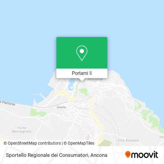 Mappa Sportello Regionale dei Consumatori