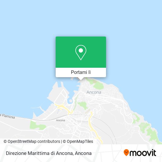 Mappa Direzione Marittima di Ancona