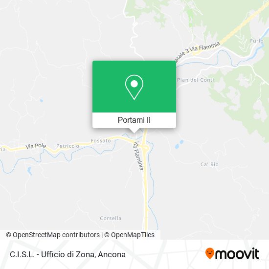 Mappa C.I.S.L. - Ufficio di Zona